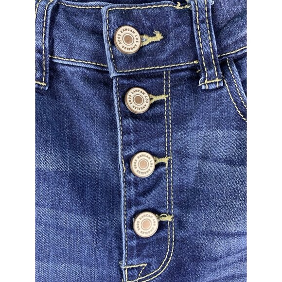 KanCan Skinny Blue Jeans Women's Size 3/25 Button Fly High Rise Measures 26x25 - Picture 4 of 11
